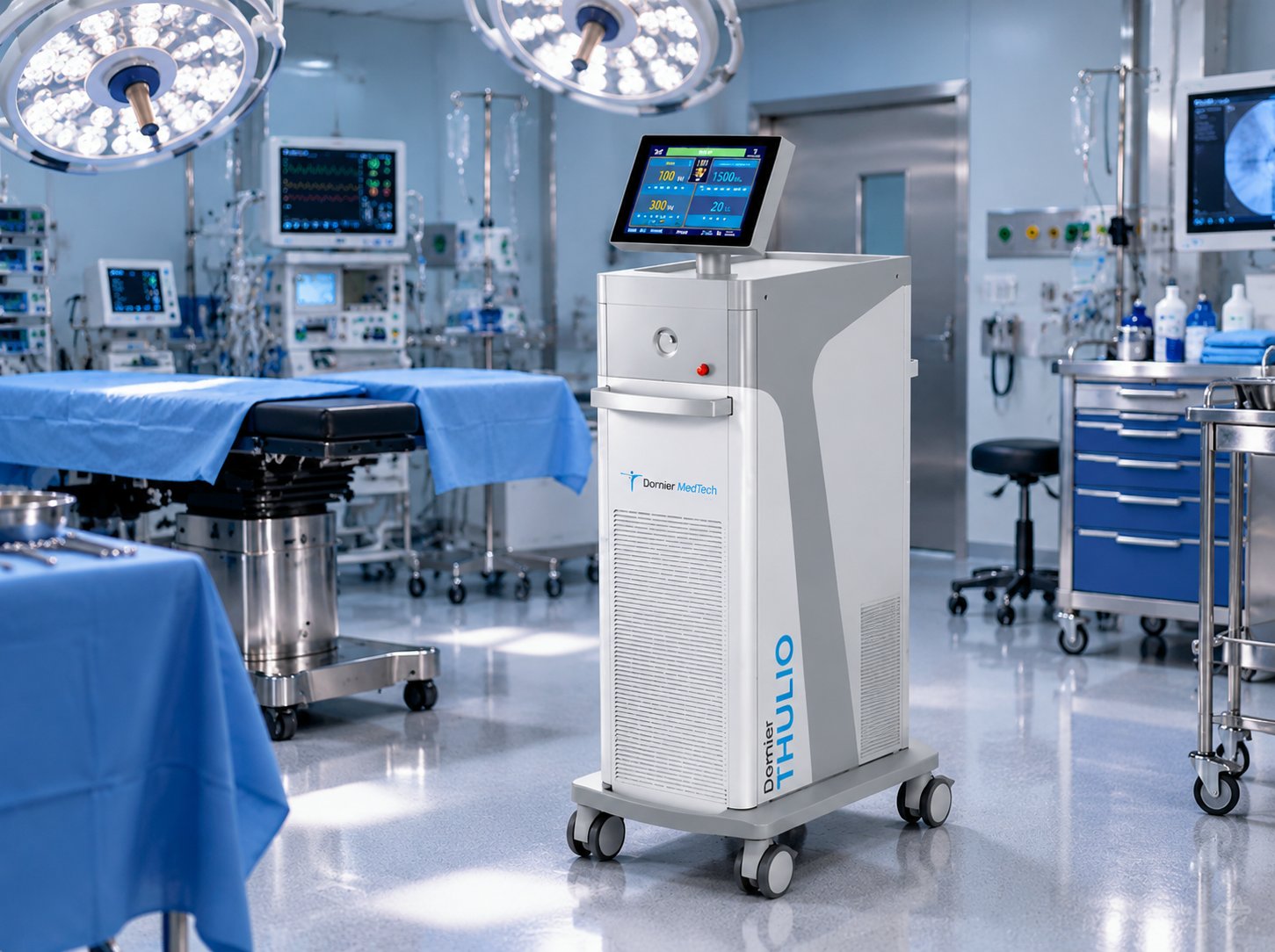 Consola médica Láser Thulium Pulsado Dornier Thulio provista por UROSERV
