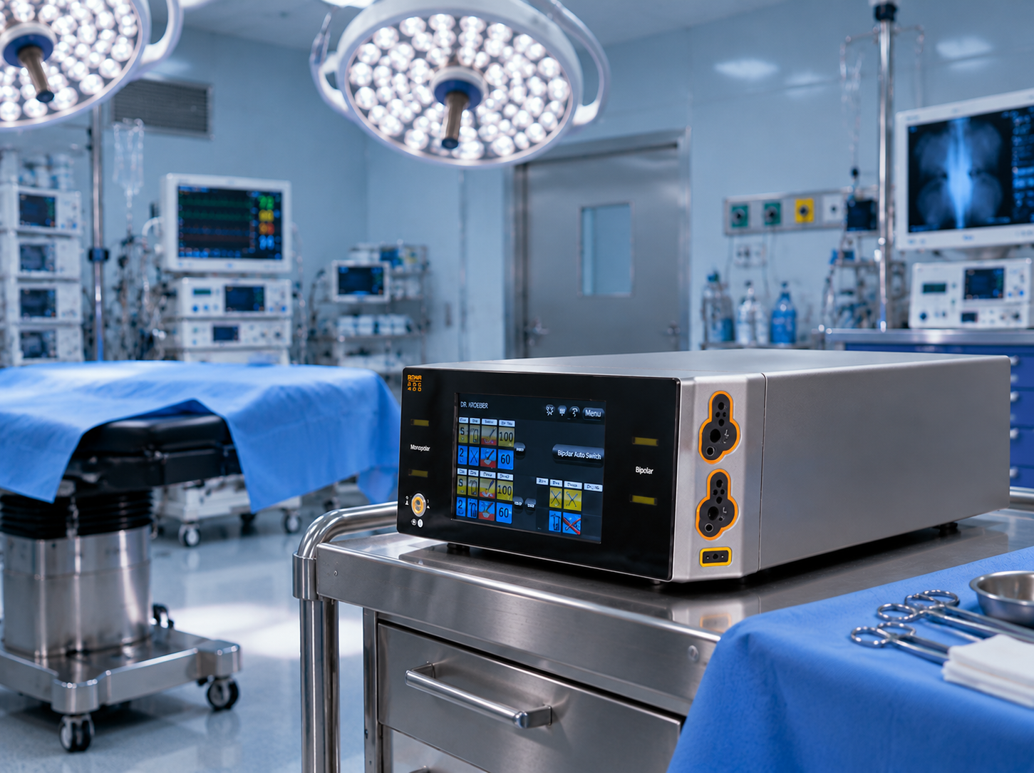 Consola electroquirúrgica bipolar BOWA ARC 400 provista por UROSERV